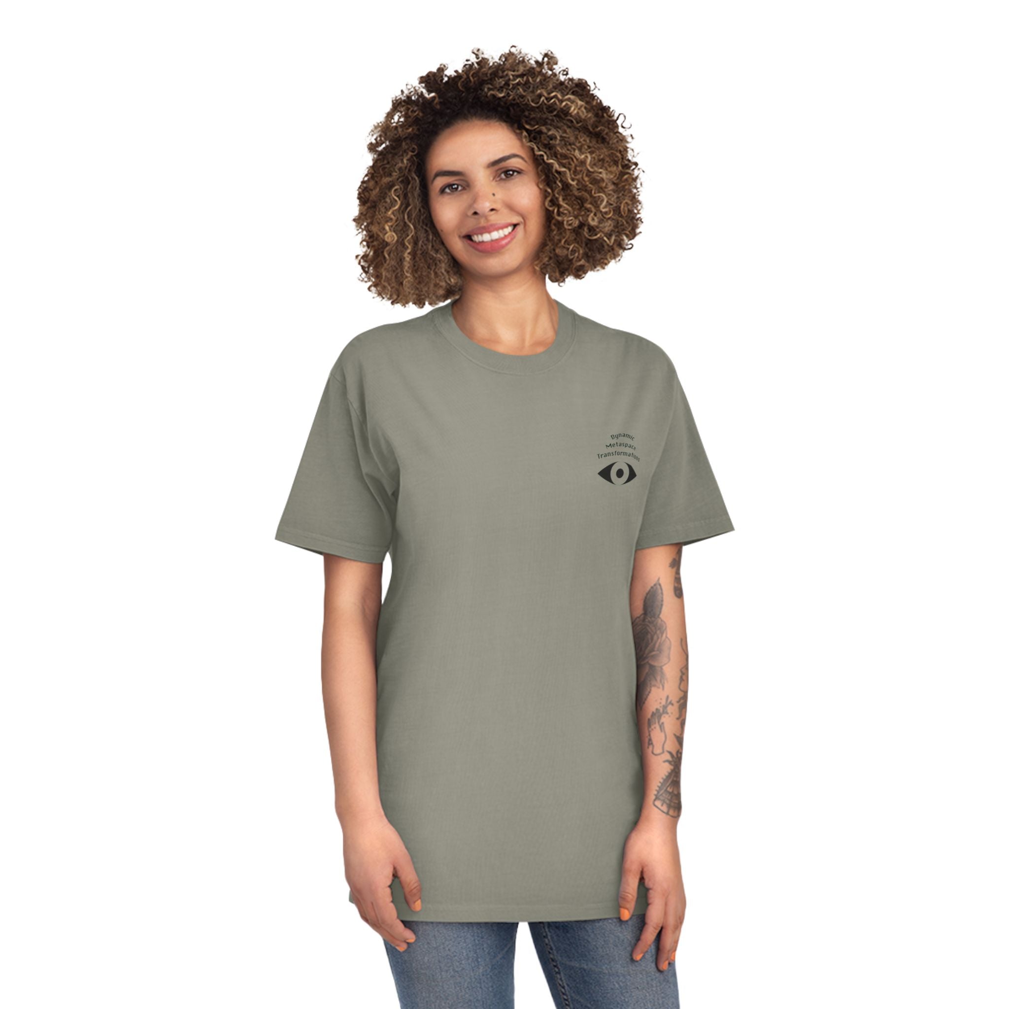 Unisex Faded Shirt (Back) - DMT Seer No.1