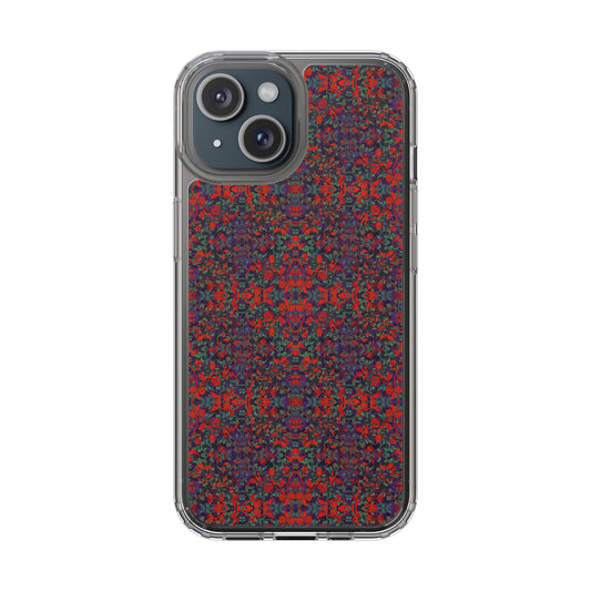 iPhone 15 Clear Case – Hidden Weave Series No.25