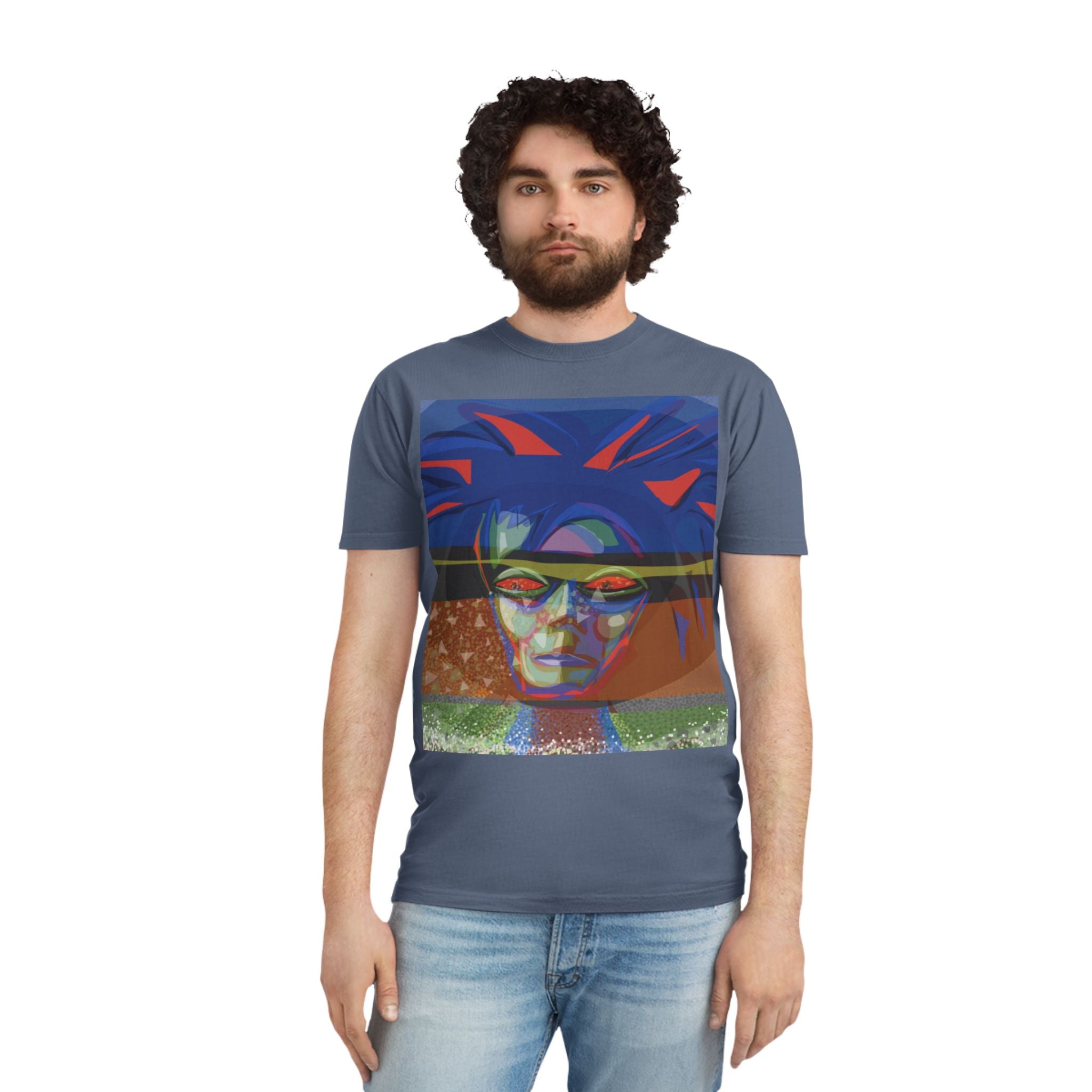 Unisex Faded Shirt -The Traveller Series (Seeing)