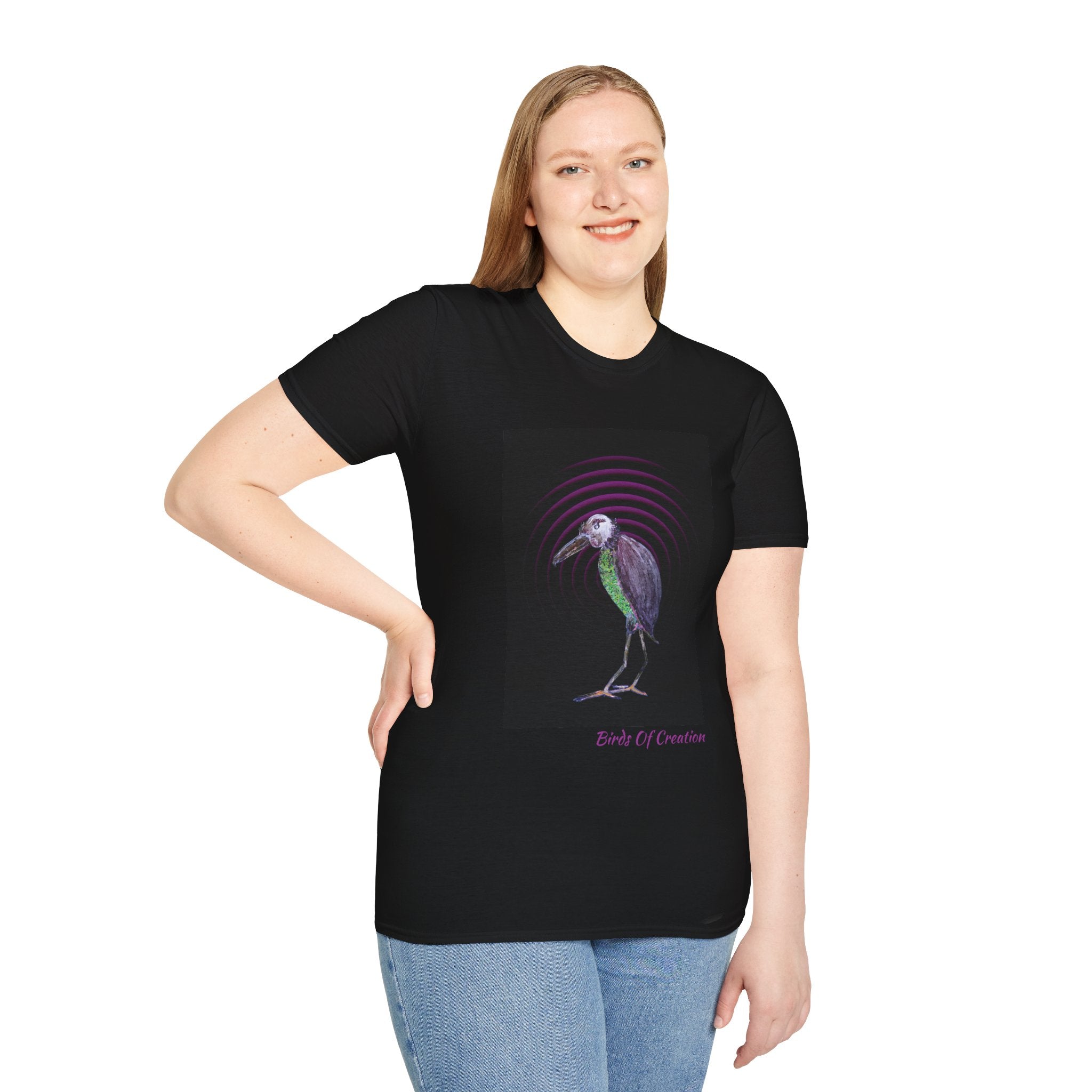 Unisex Softstyle T-Shirt - Birds Of Creation No.2b