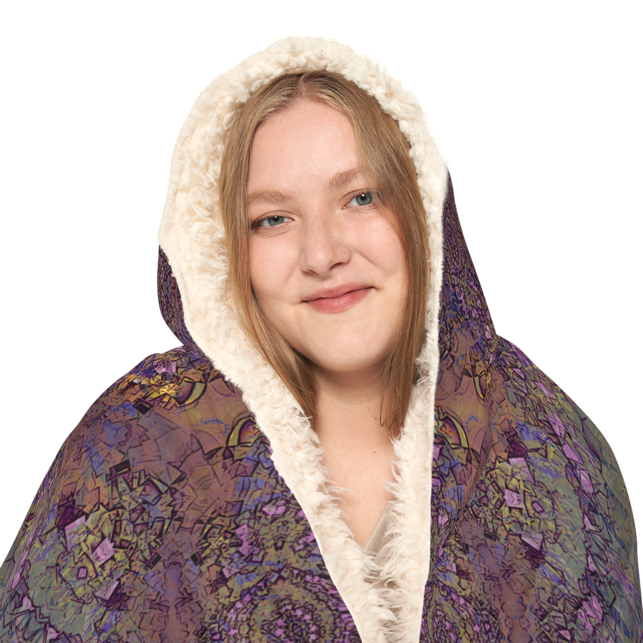 Snuggle Blanket - Love Light Fractals No.12