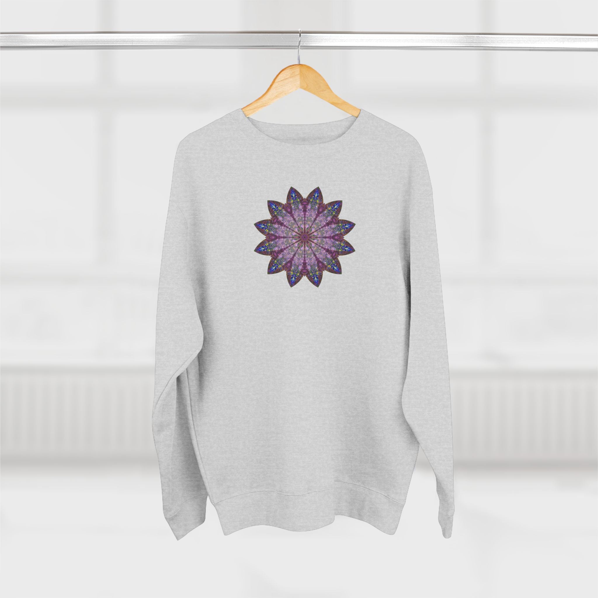 Unisex Crewneck Sweatshirt - Love Light Mandalas No.17