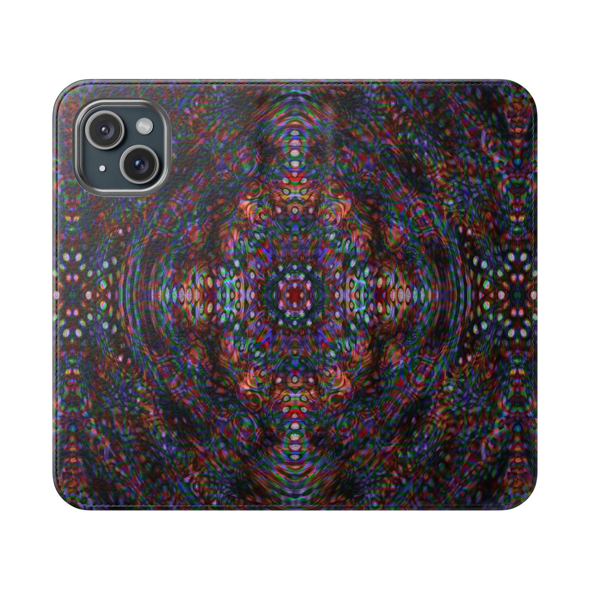 iPhone 15 Flip Case - DMT Scribe Tiles No.1