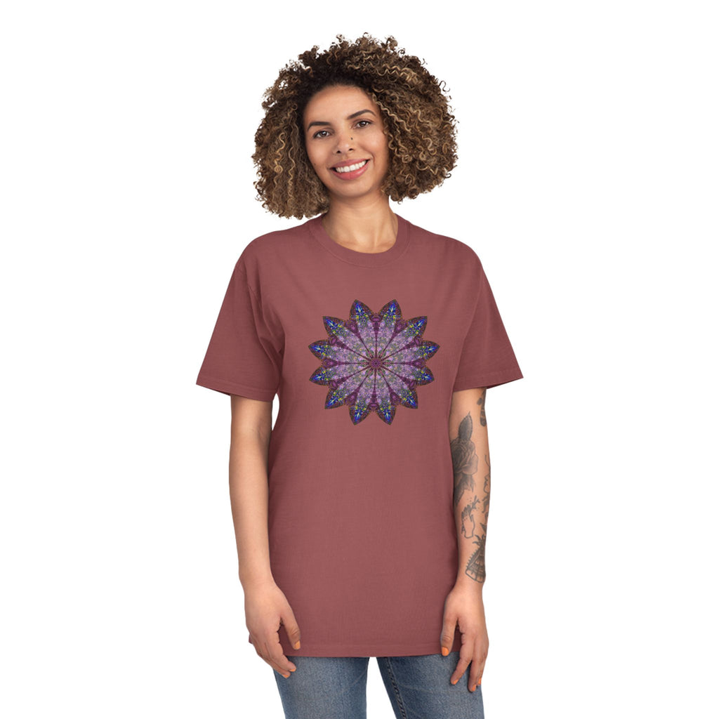 Unisex Faded Shirt - Love Light Mandalas No.17
