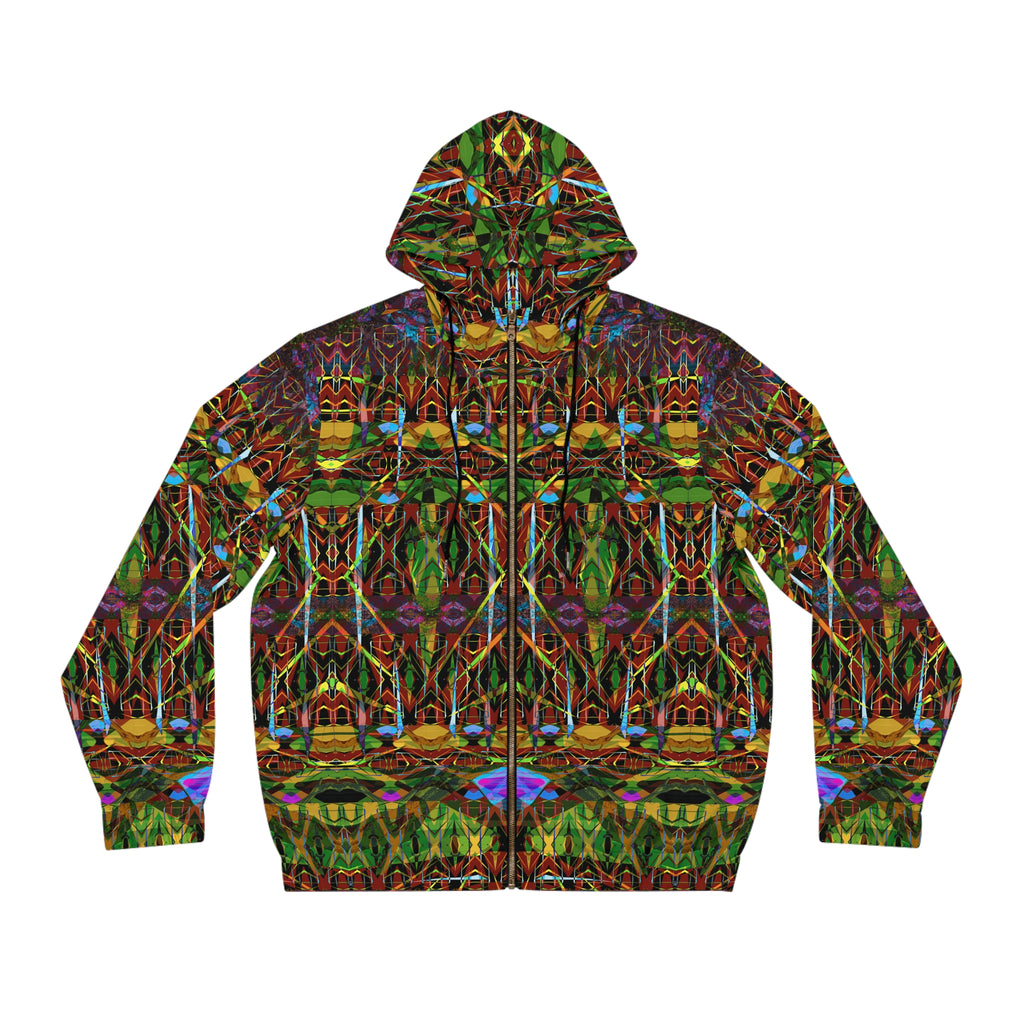 Men's Full-Zip Hoodie - Mandala Series No.5