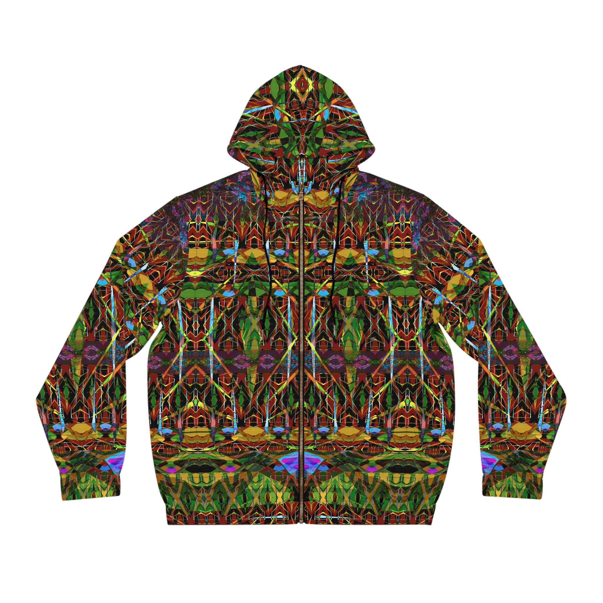 Men's Full-Zip Hoodie - Mandala Series No.5