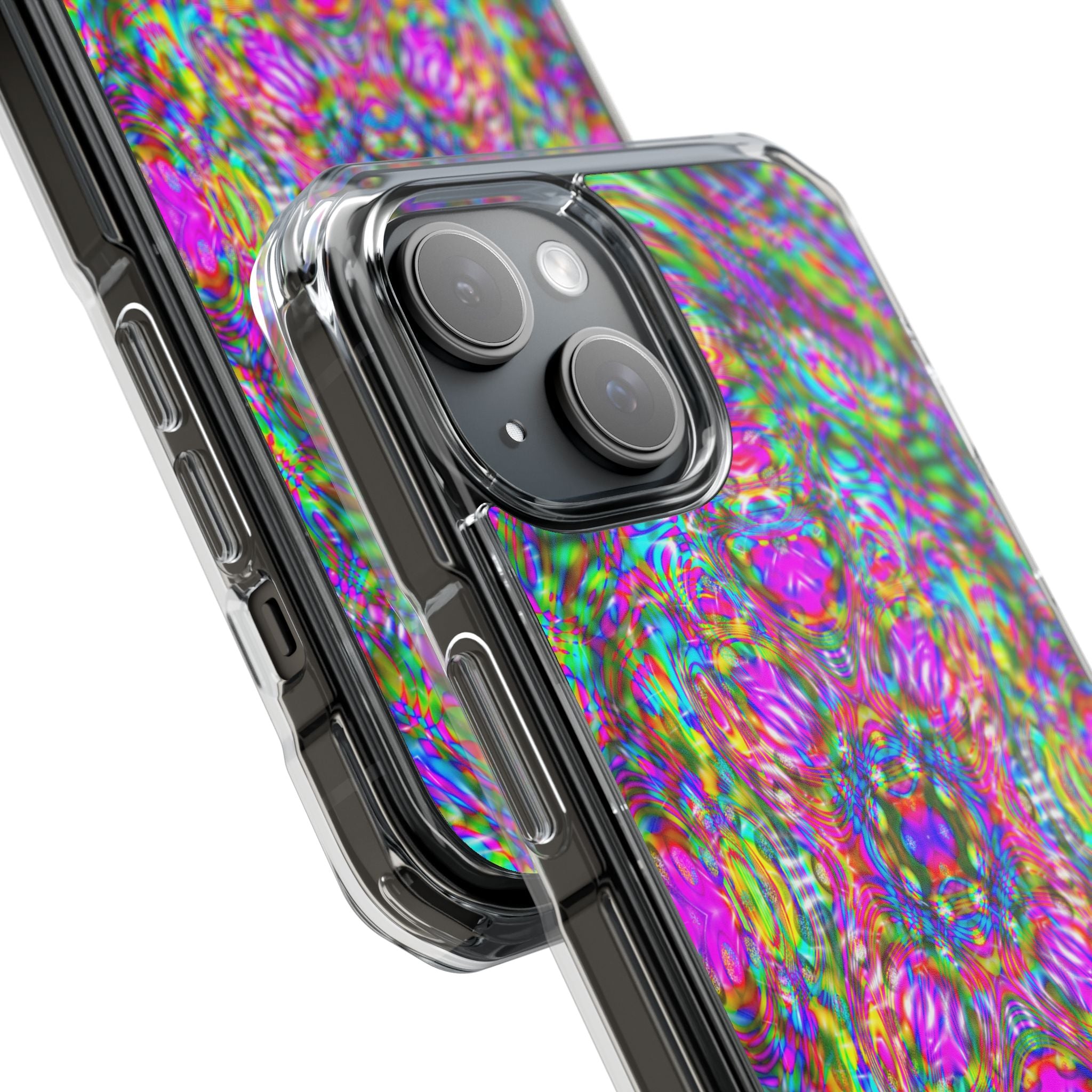 iPhone 15 Magnetic Clear Impact Case - DMT Scribe Tiles No.4