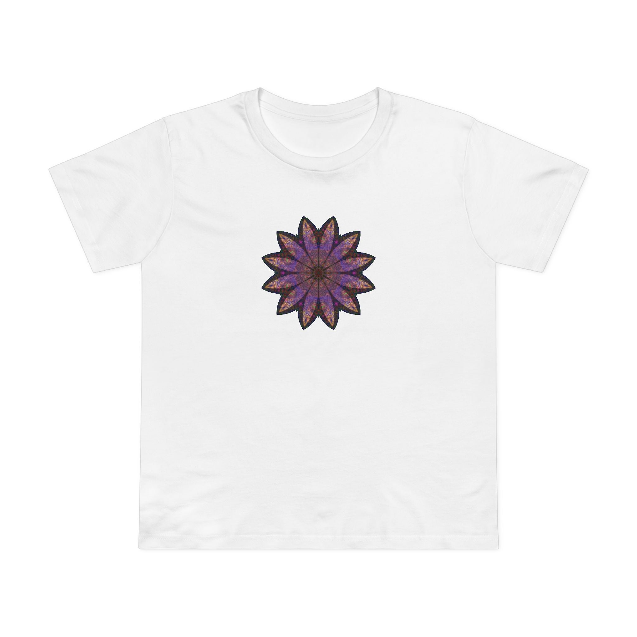 Women’s Maple Tee - Love Light Mandalas No.23