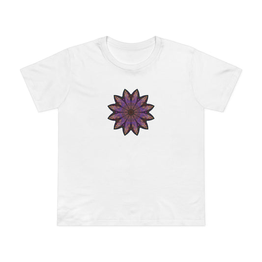 Women’s Maple Tee - Love Light Mandalas No.23
