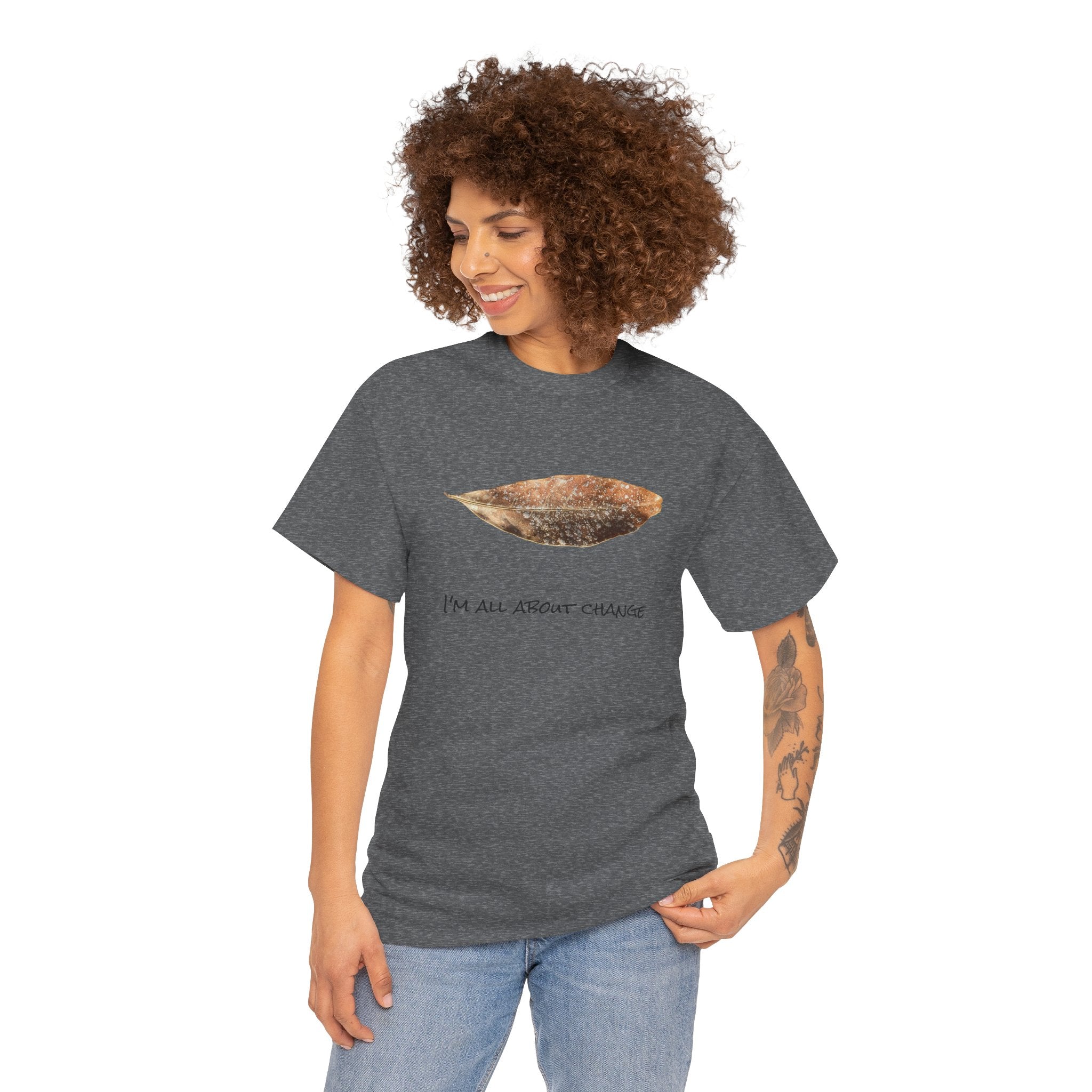 Unisex Heavy Cotton Tee - All About Change No.1