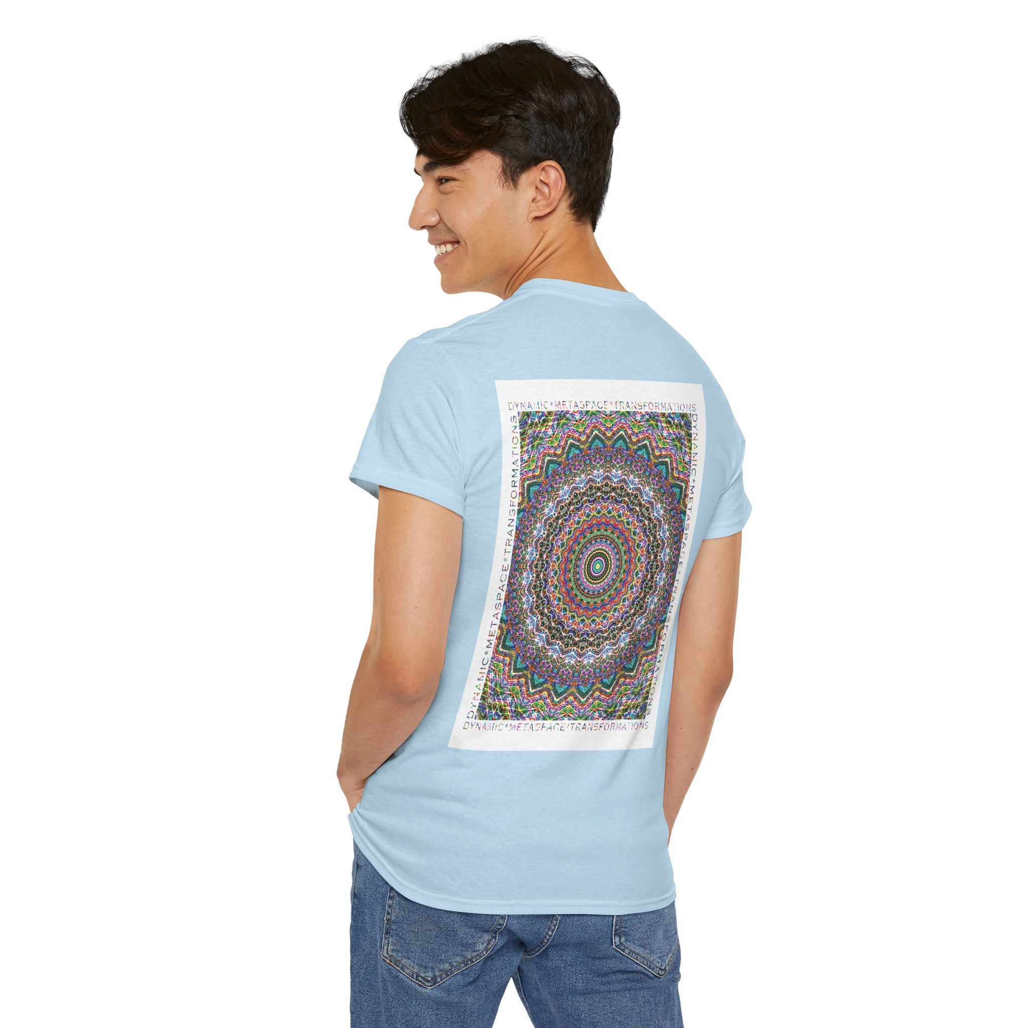 Unisex Heavy Cotton Tee (Back) - DMT Seer No.7