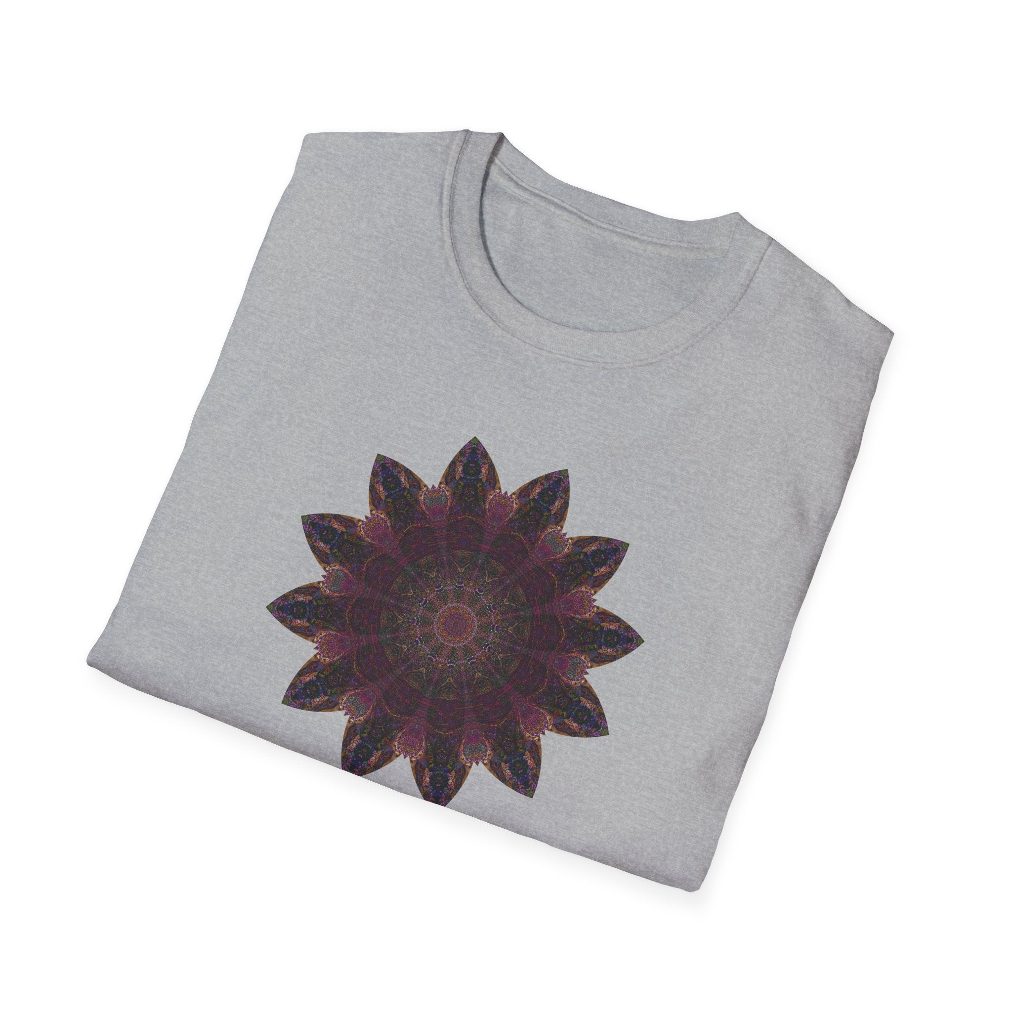 Unisex Softstyle T-Shirt - Love Light Mandalas No.8