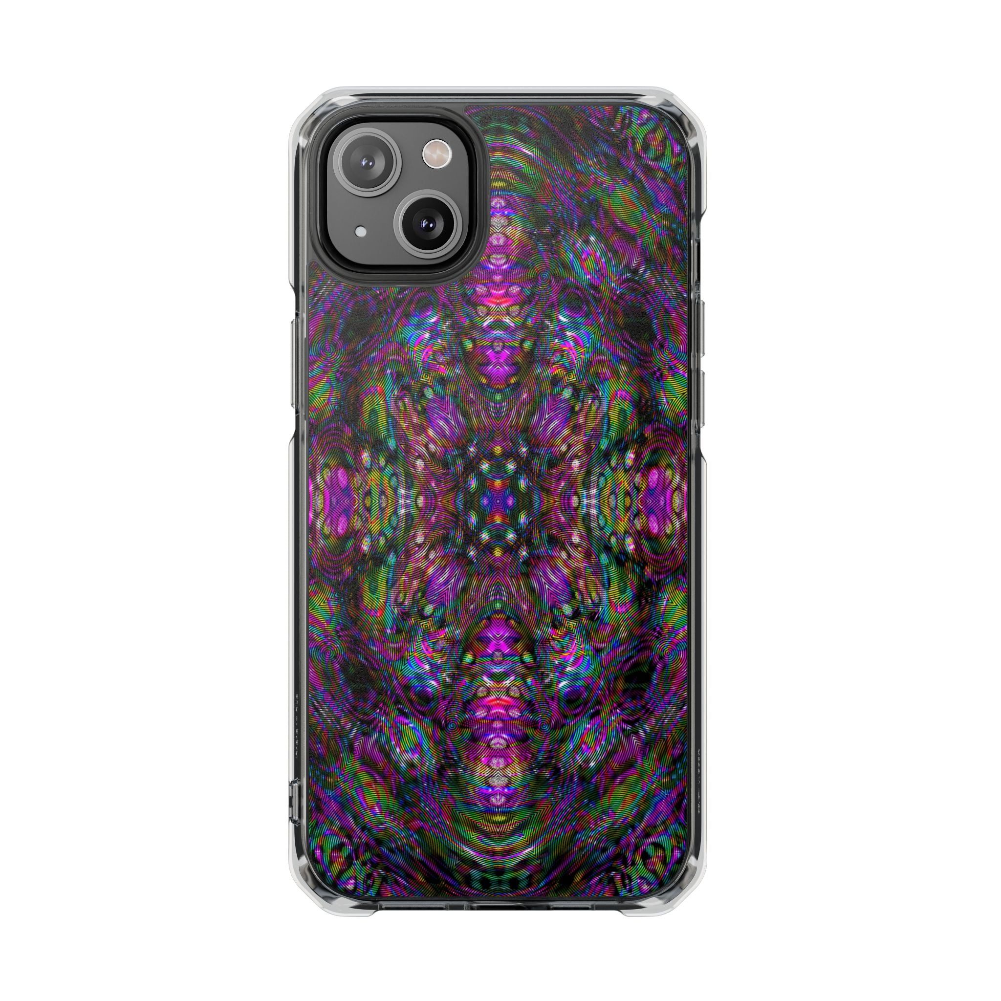 iPhone 14 Magnetic Clear Impact Case - DMT Scribe Tiles No.5