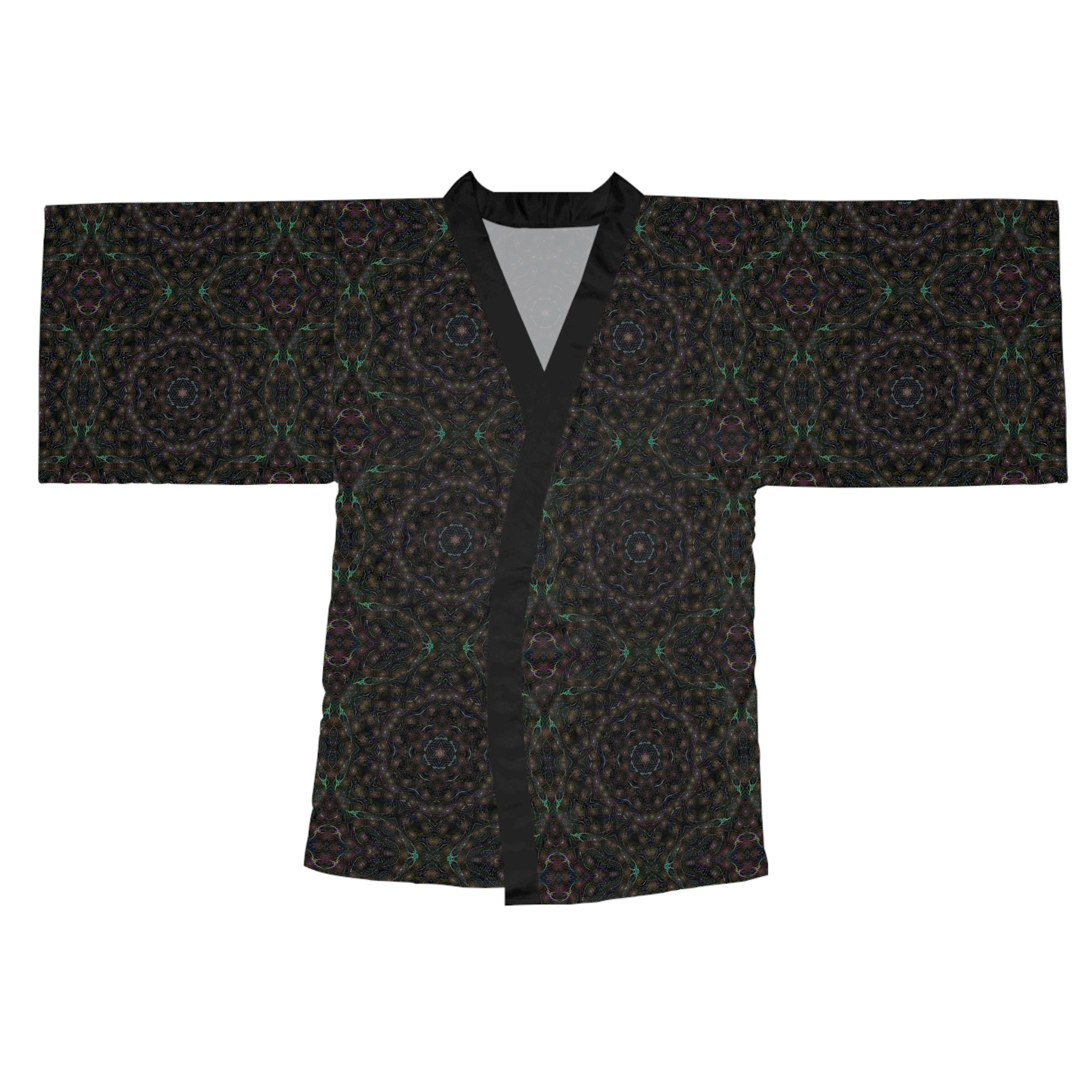 Long Sleeve Kimono Robe - P5 Kaleidoscopic No.16