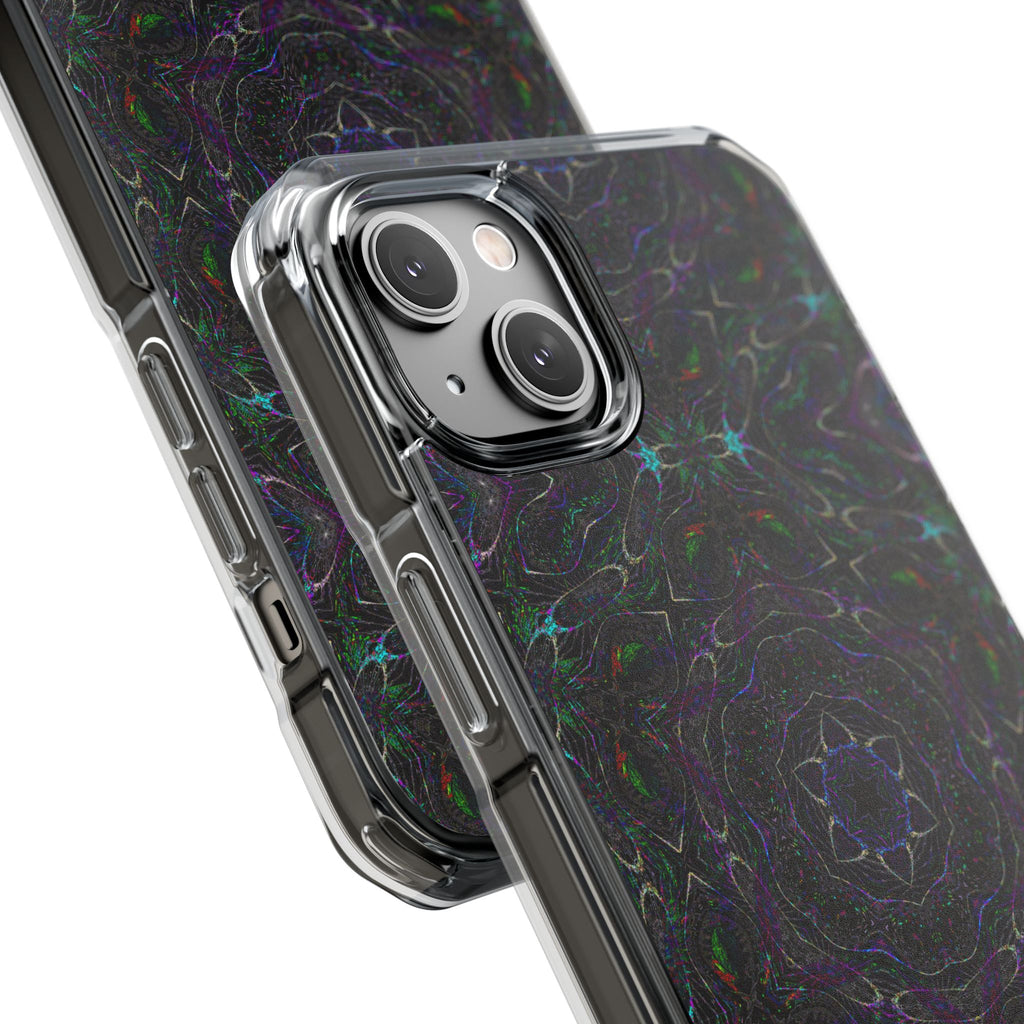 iPhone 14 Magnetic Clear Impact Case - P5 Kaleidoscopic No.32