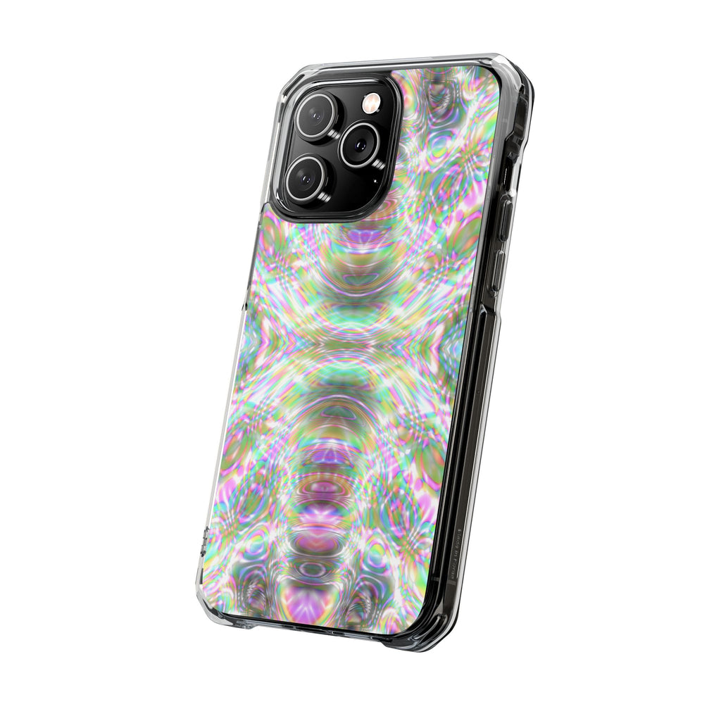 iPhone 14 Magnetic Clear Impact Case - DMT Scribe Tiles No.7