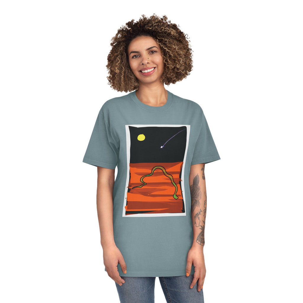 Unisex Faded Shirt -The Traveller Series (Shooting Star)