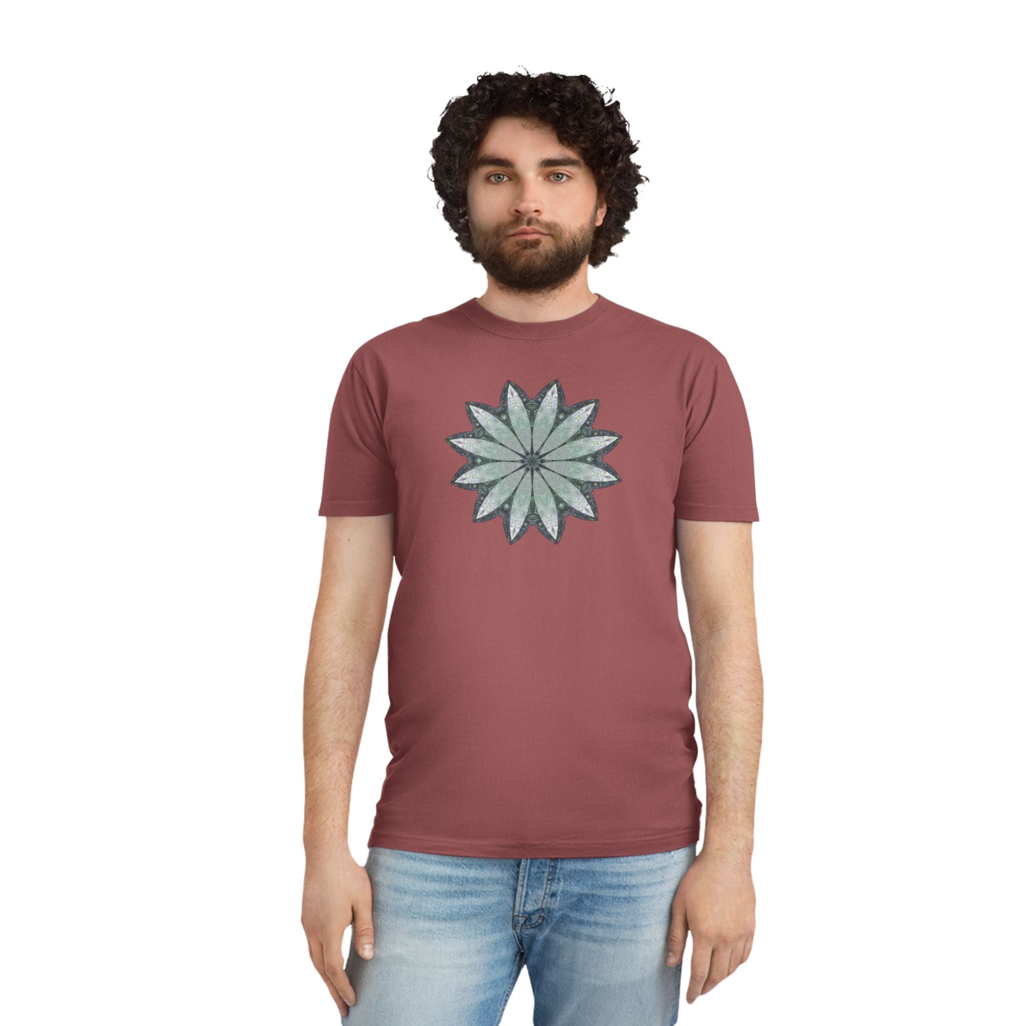 Unisex Faded Shirt - Love Light Mandalas No.22