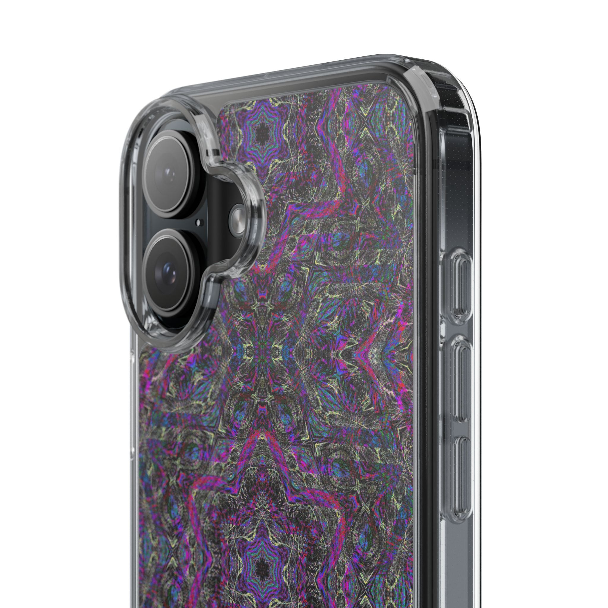 iPhone 16 Clear Case – P5 Kaleidoscopic No.33
