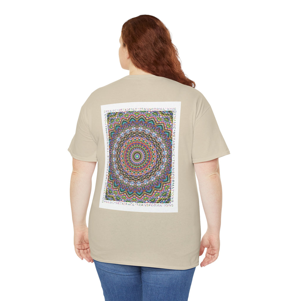 Unisex Heavy Cotton Tee (Back) - DMT Seer No.7
