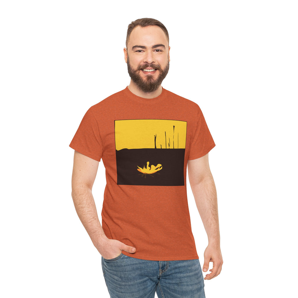 Unisex Heavy Cotton Tee - The Traveller Series (Fire)