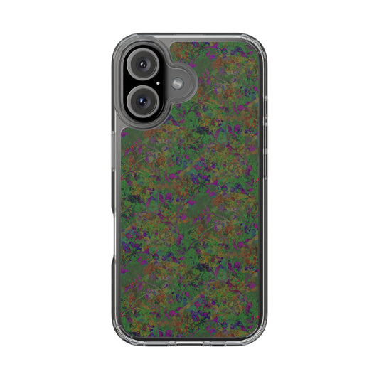 iPhone 16 Clear Case – Hidden Weave Series V3 No.24