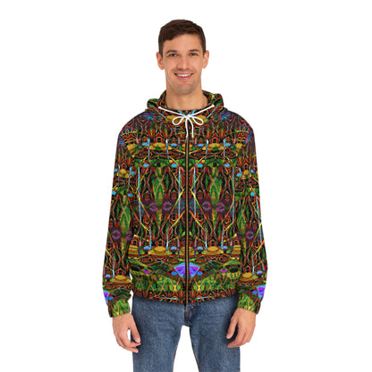 Men's Full-Zip Hoodie - Mandala Series No.5