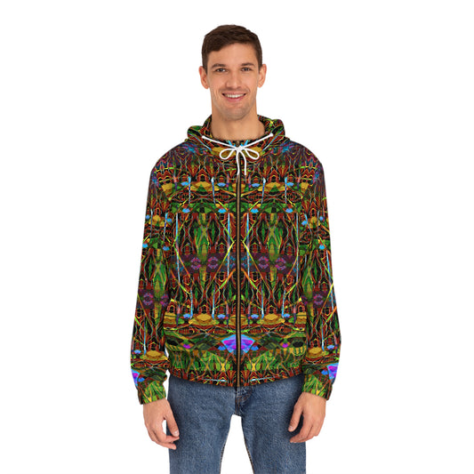 Men's Full-Zip Hoodie - Mandala Series No.5