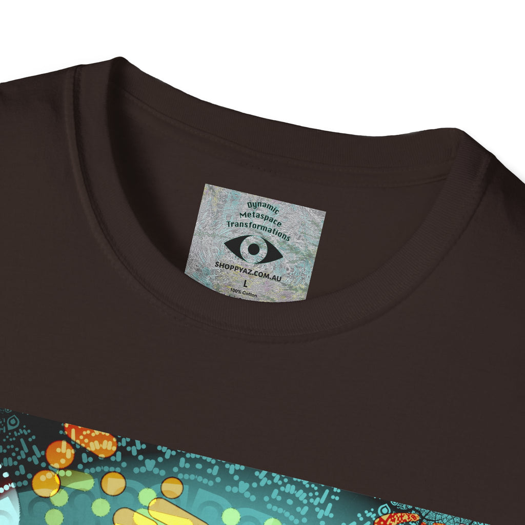 Unisex Softstyle T-Shirt - Psychedelic QR No.1