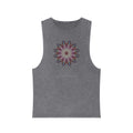 Unisex Stonewash Tank Top - Love Light Mandalas No.9