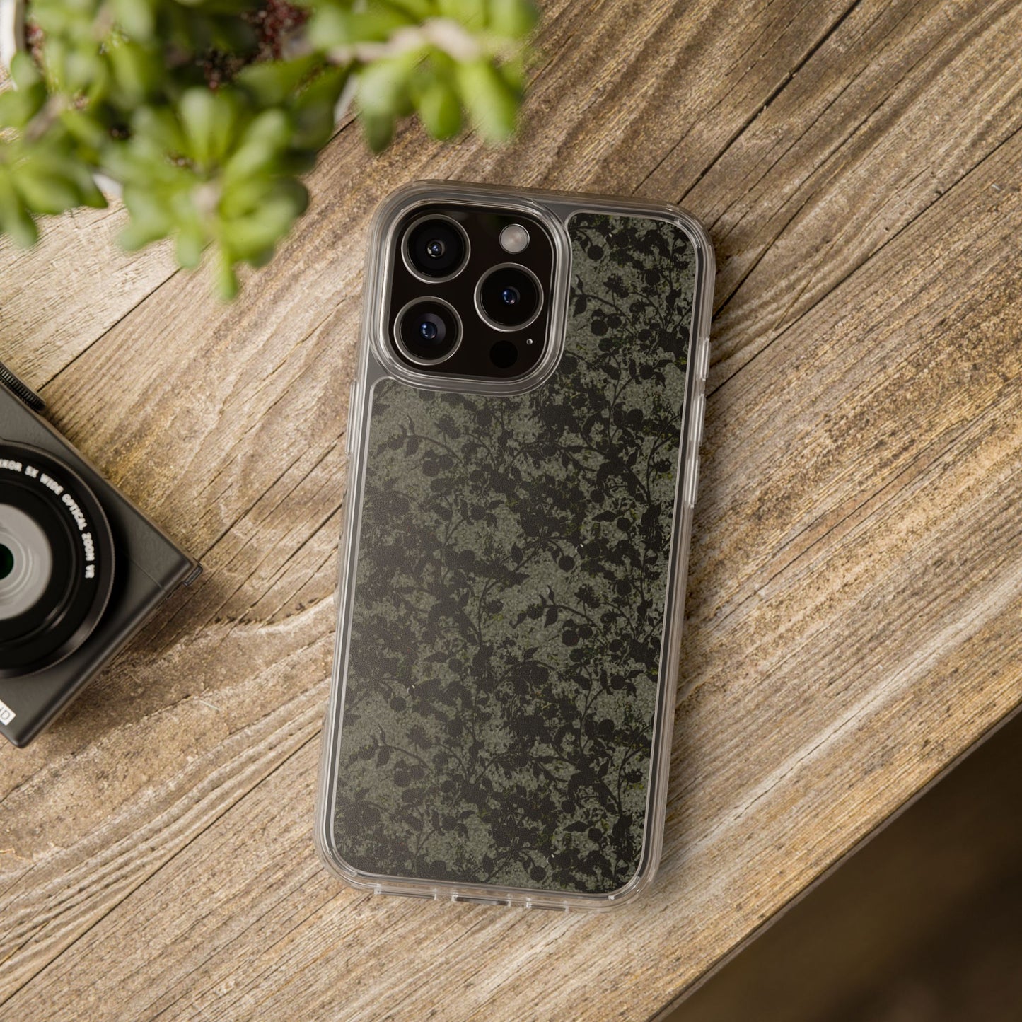 iPhone 16 Clear Case – Hidden Weave Series V3 No.25