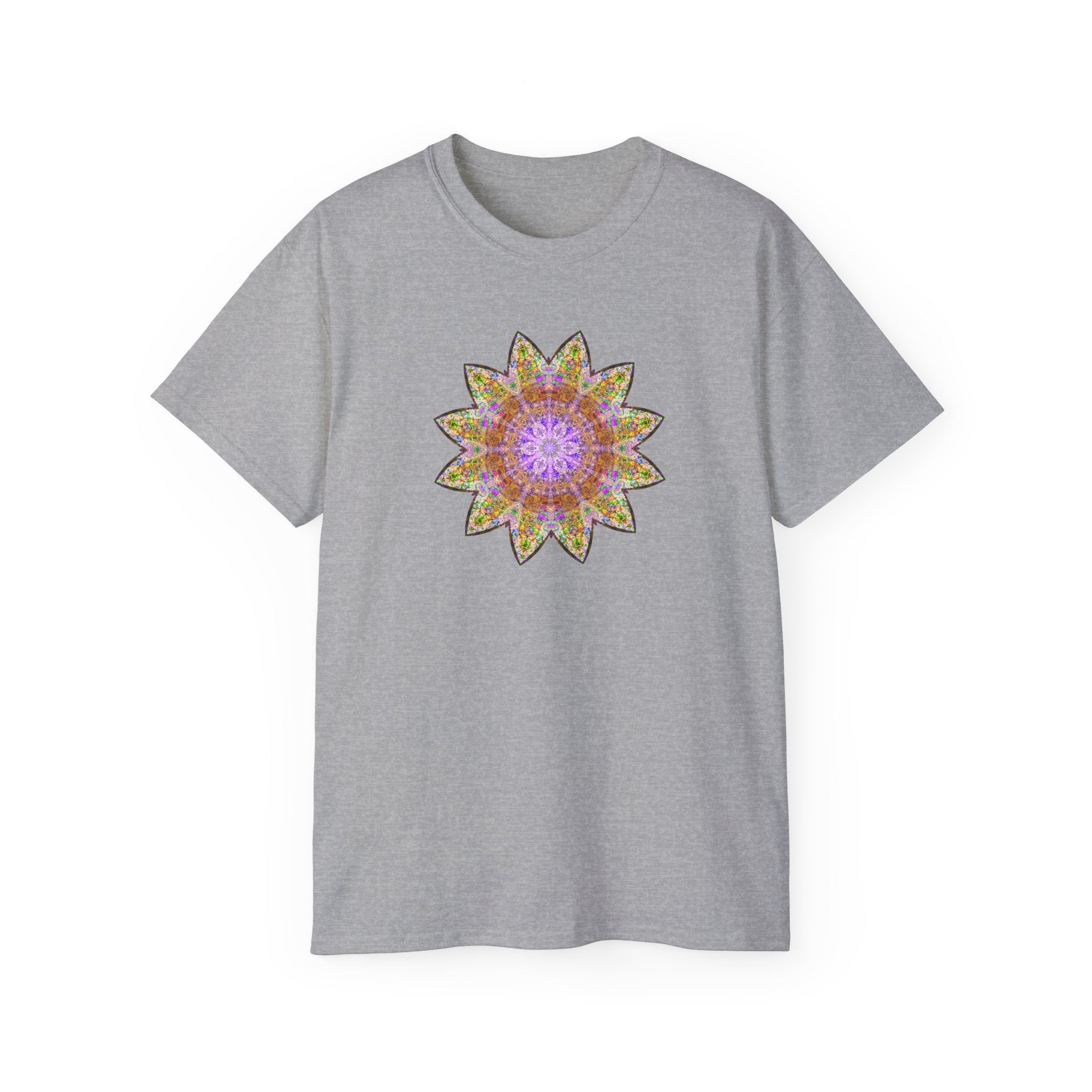 Unisex Ultra Cotton Tee - Love Light Mandalas No.14