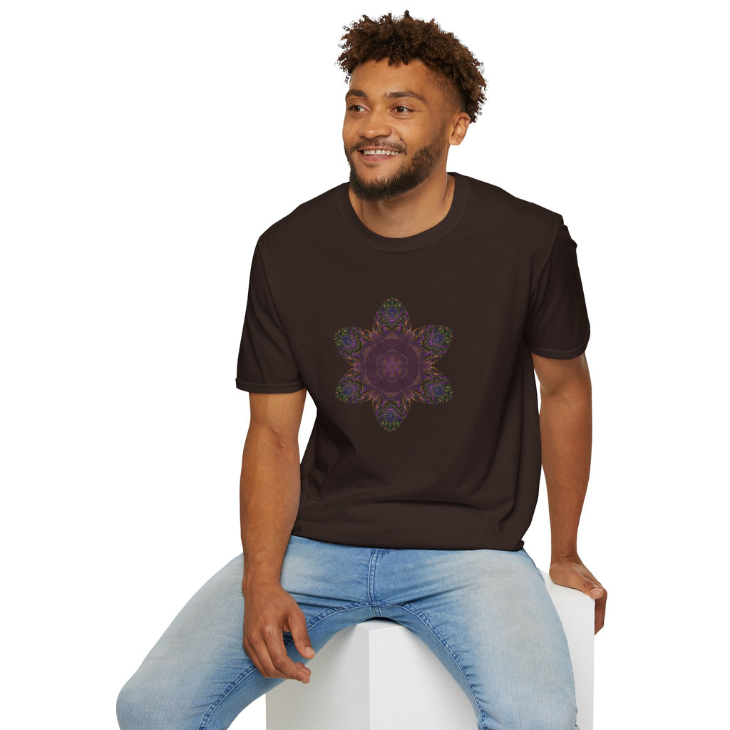 Unisex Softstyle T-Shirt - Love Light Mandalas No.3