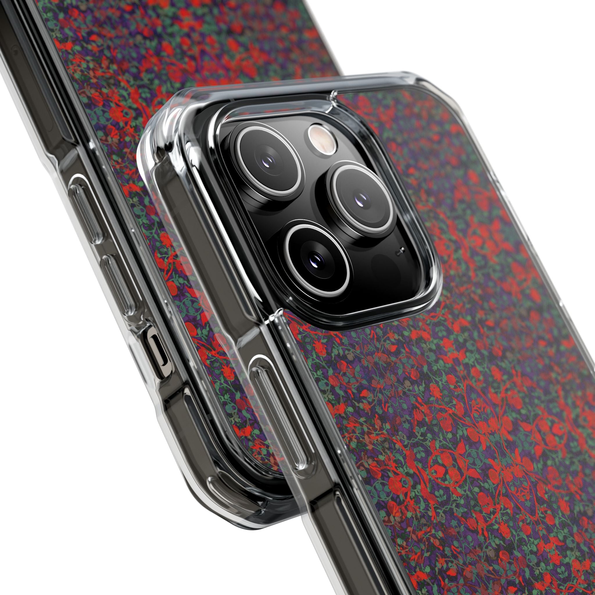 iPhone 14 Magnetic Clear Impact Case - Hidden Weave Series No.25