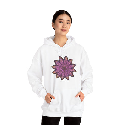 Unisex Heavy Blend™ Hooded Sweatshirt - Love Light Mandalas No.16
