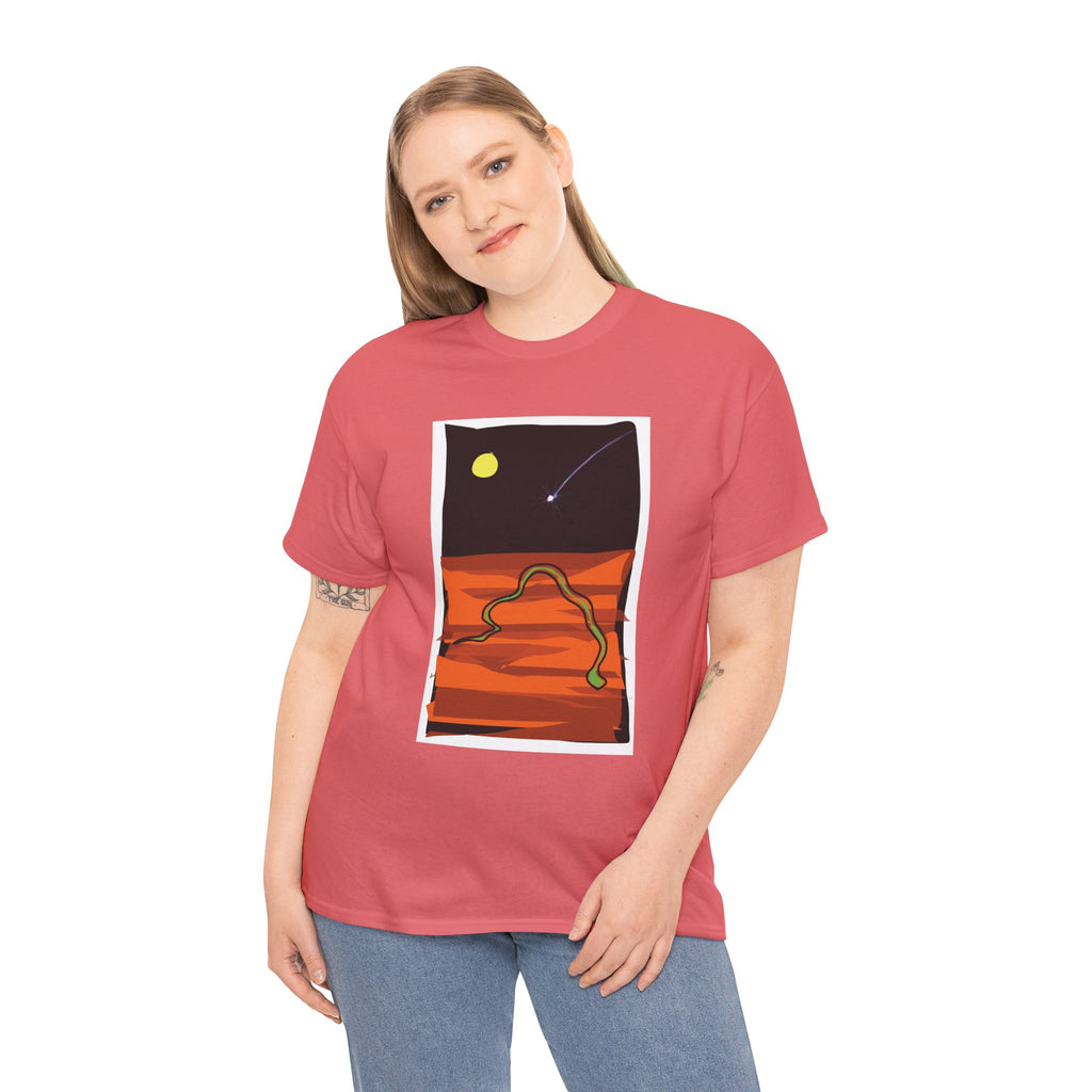 Unisex Heavy Cotton Tee - The Traveller Series (Shooting Star)
