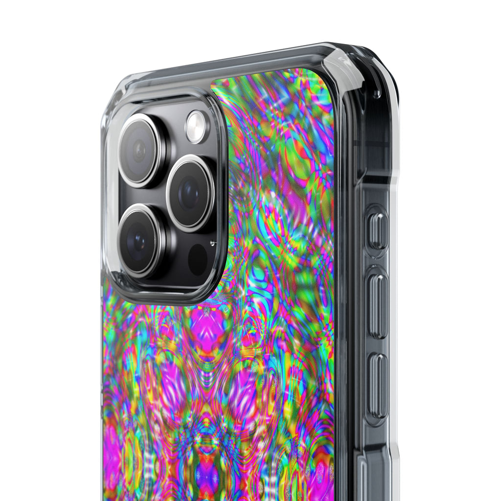 iPhone 15 Magnetic Clear Impact Case - DMT Scribe Tiles No.4