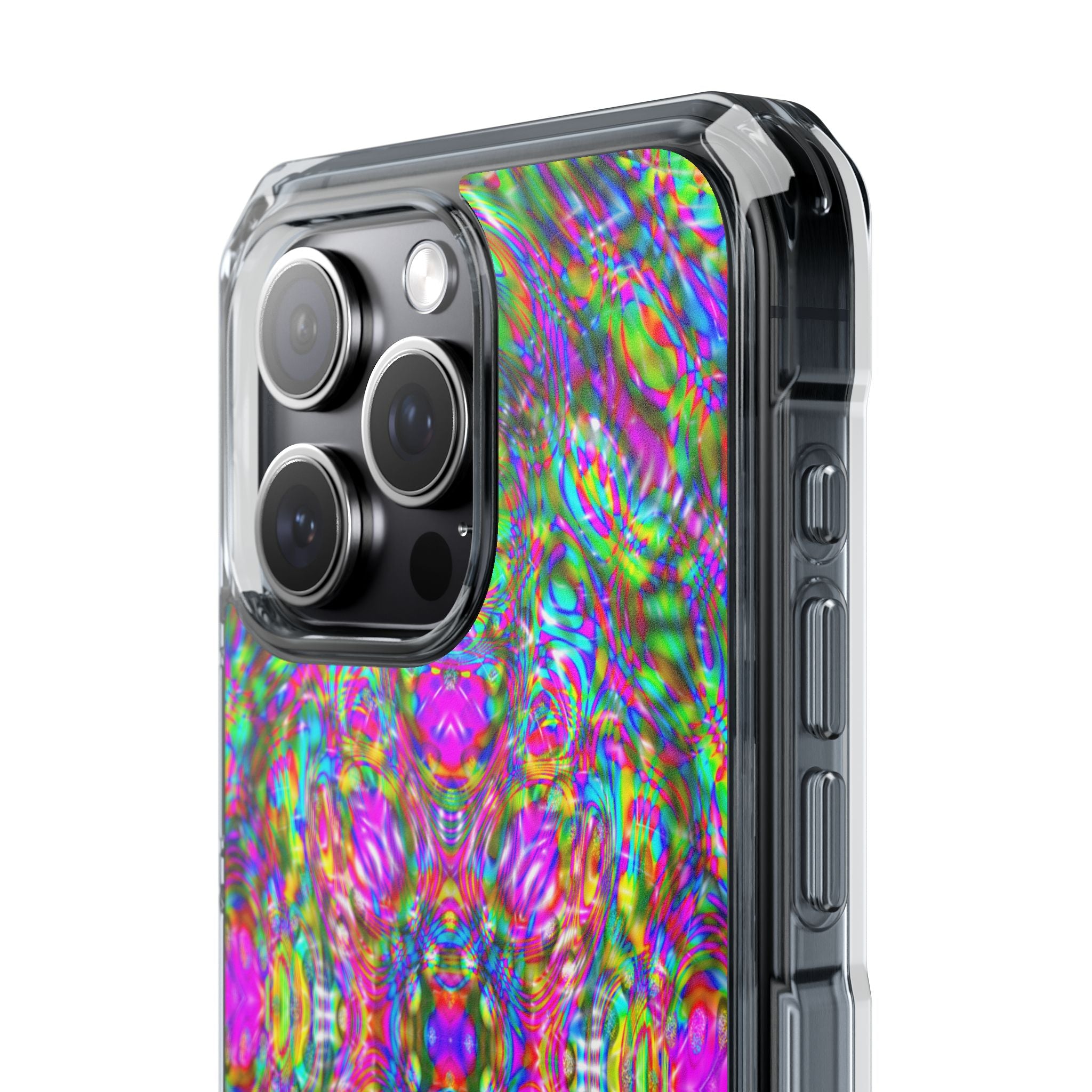 iPhone 15 Magnetic Clear Impact Case - DMT Scribe Tiles No.4