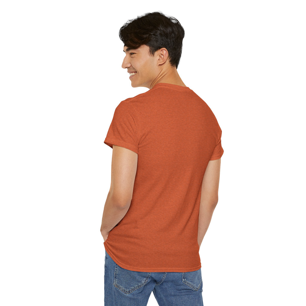 Unisex Heavy Cotton Tee - The Traveller Series (Abstract Autumn)