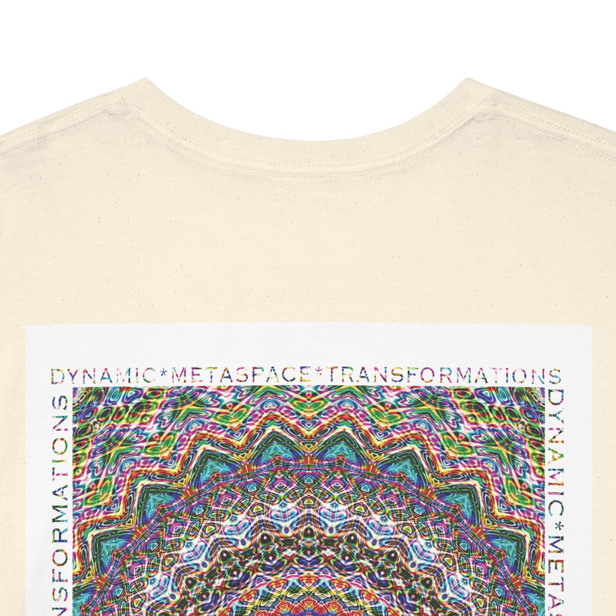 Unisex Heavy Cotton Tee (Back) - DMT Seer No.7