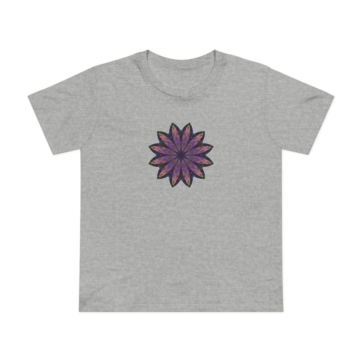 Women’s Maple Tee - Love Light Mandalas No.24