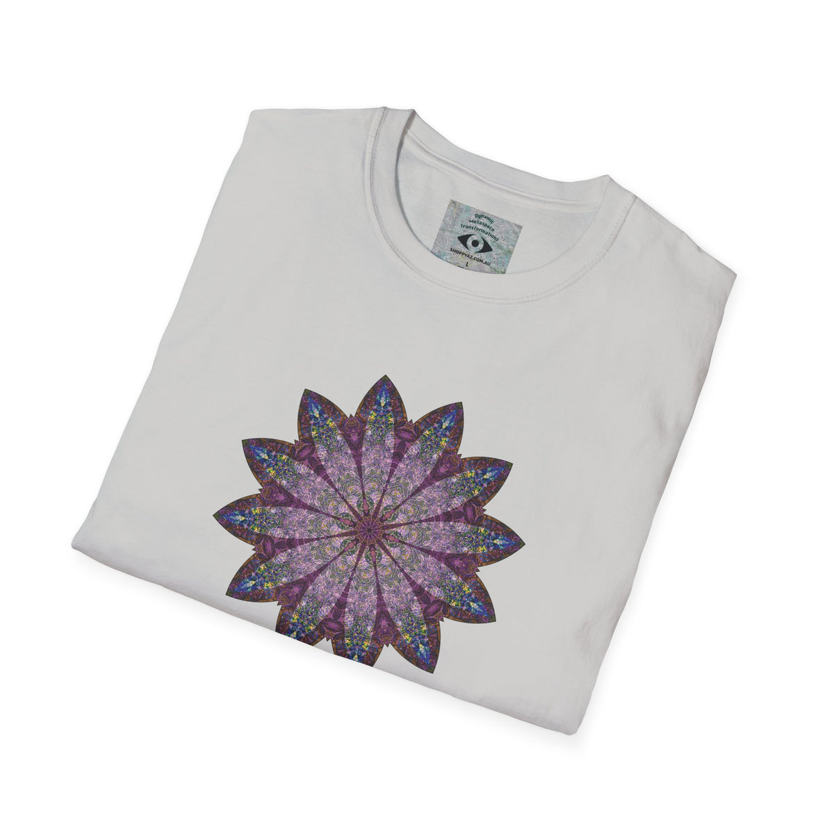 Unisex Softstyle T-Shirt - Love Light Mandalas No.17