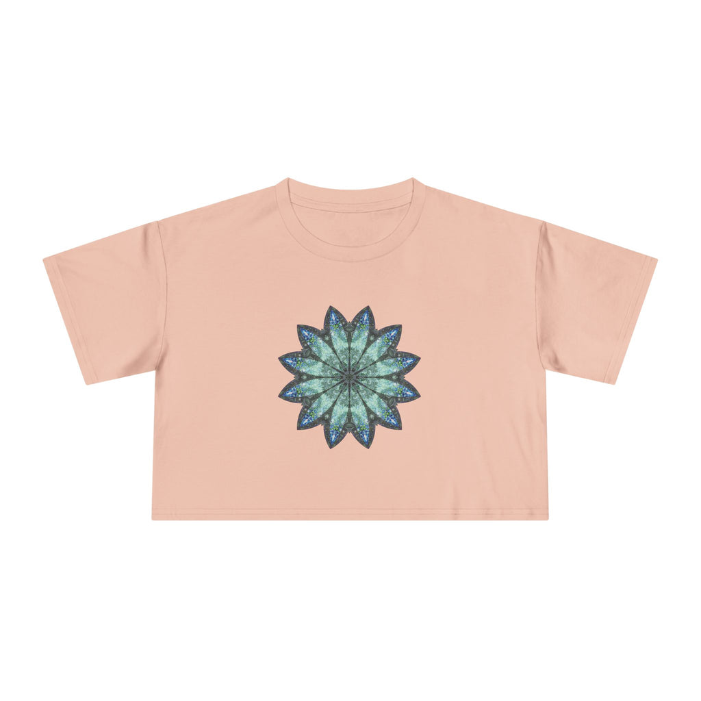Women's Cropped Tee - Love Light Mandalas No.20