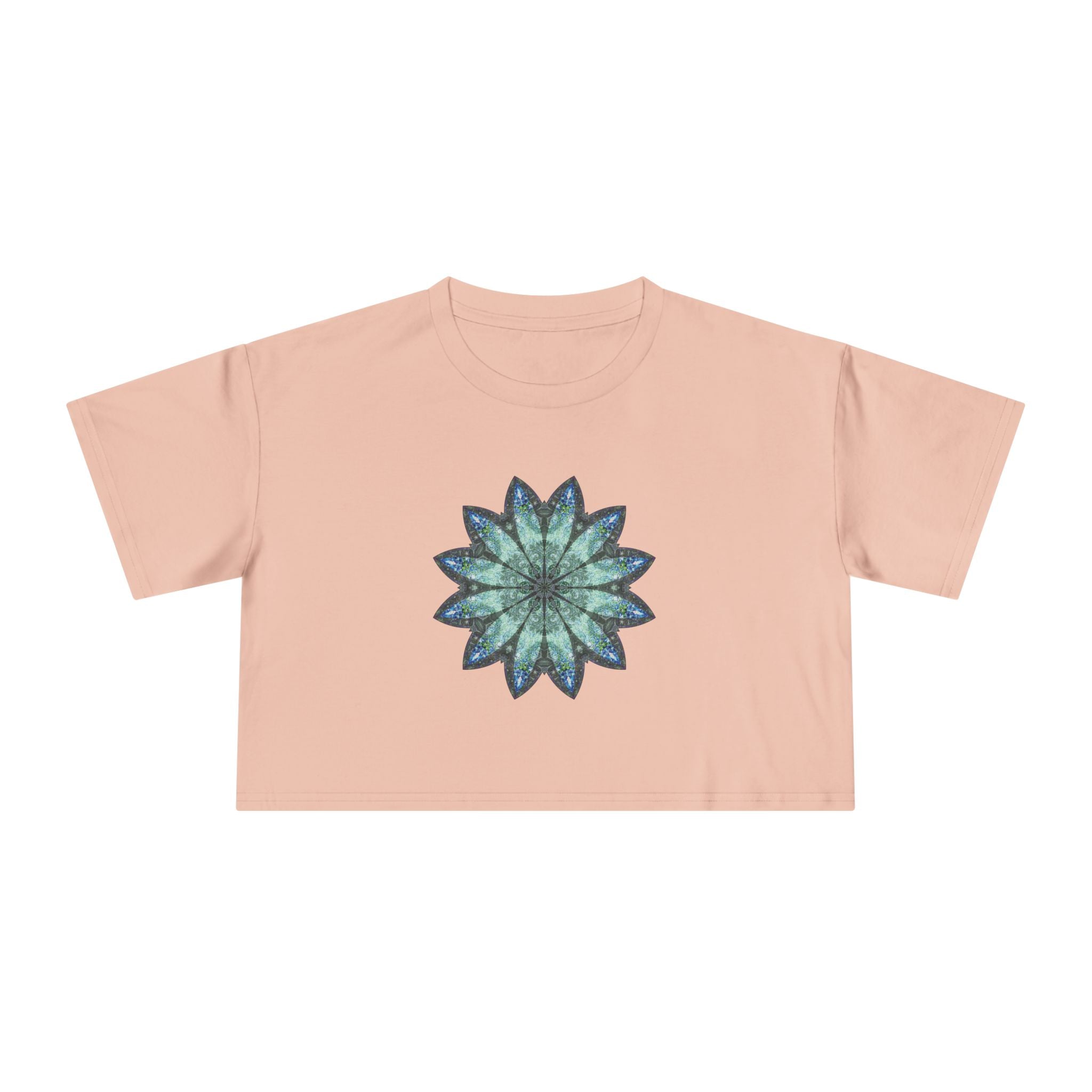 Women's Cropped Tee - Love Light Mandalas No.20