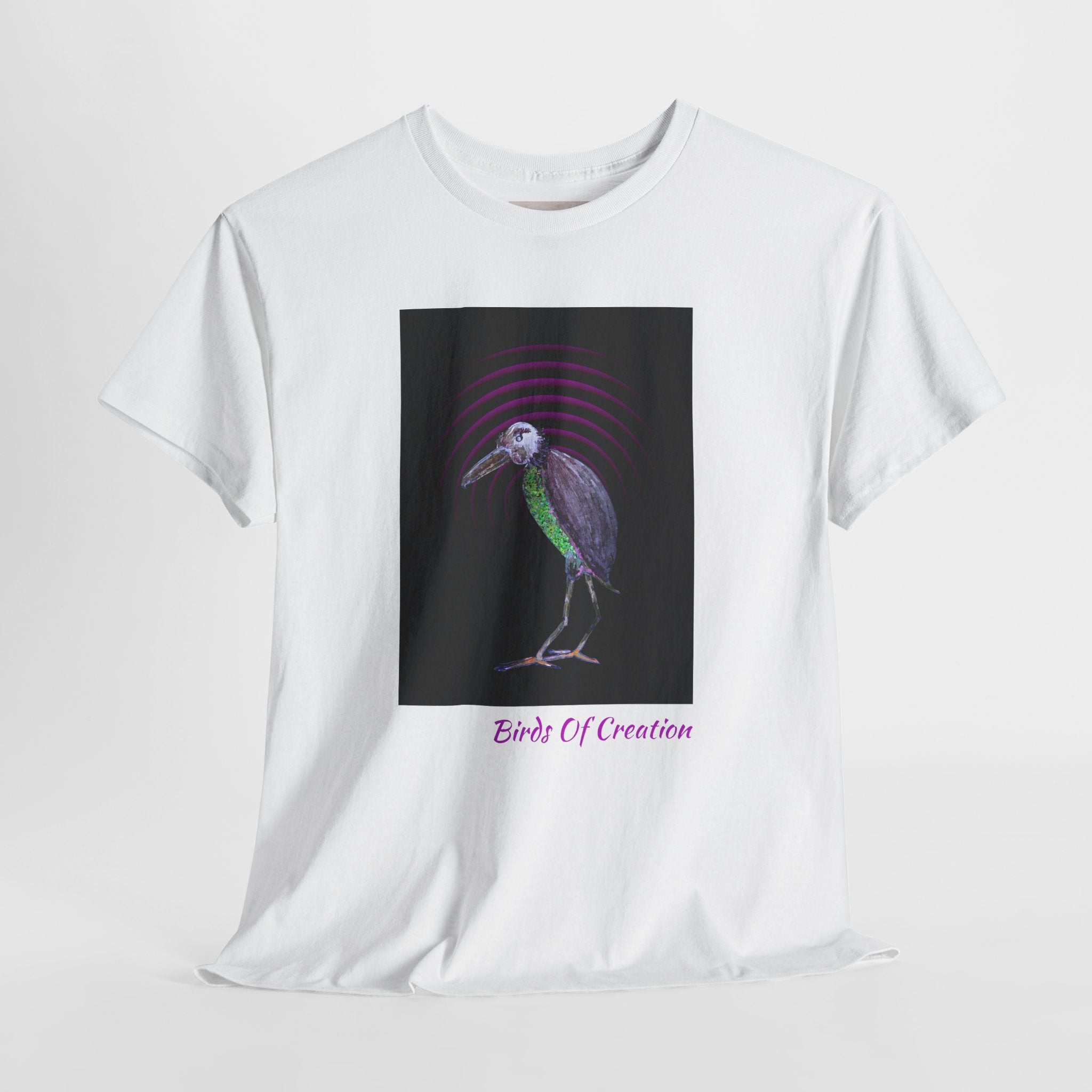 Unisex Heavy Cotton Tee - Birds Of Creation No.2b