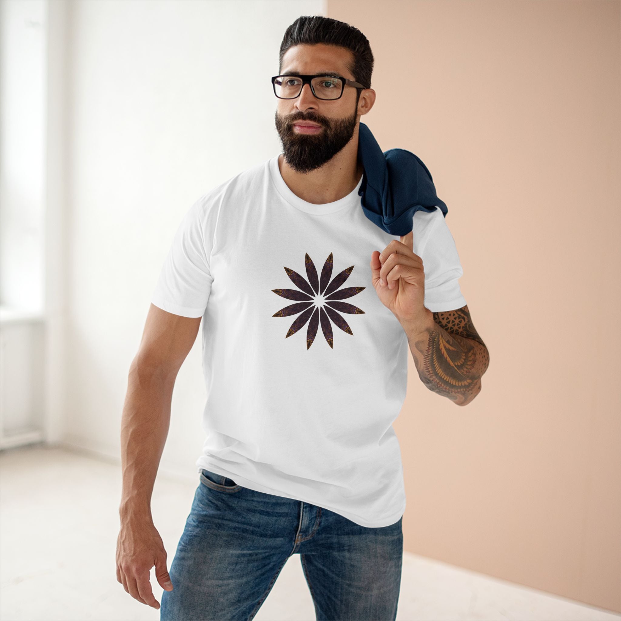 Men's Staple Tee - Love Light Mandalas No.2