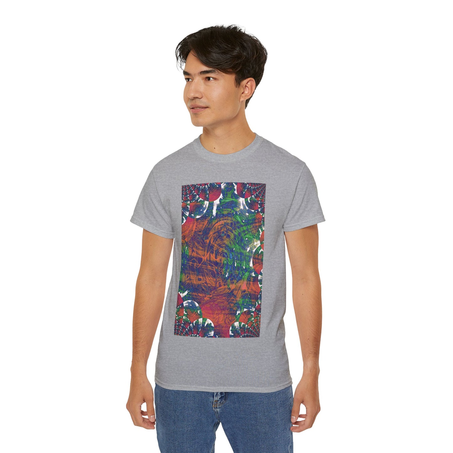 Unisex Ultra Cotton Tee - Love Light Fractals No.2