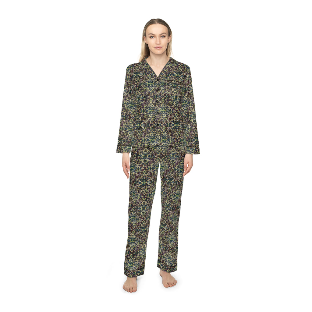 Women's Satin Pajamas - Hidden Weave No.5