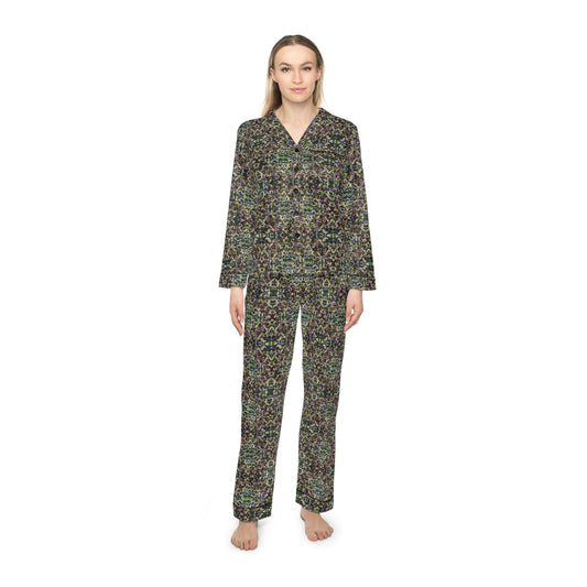 Women's Satin Pajamas - Hidden Weave No.5