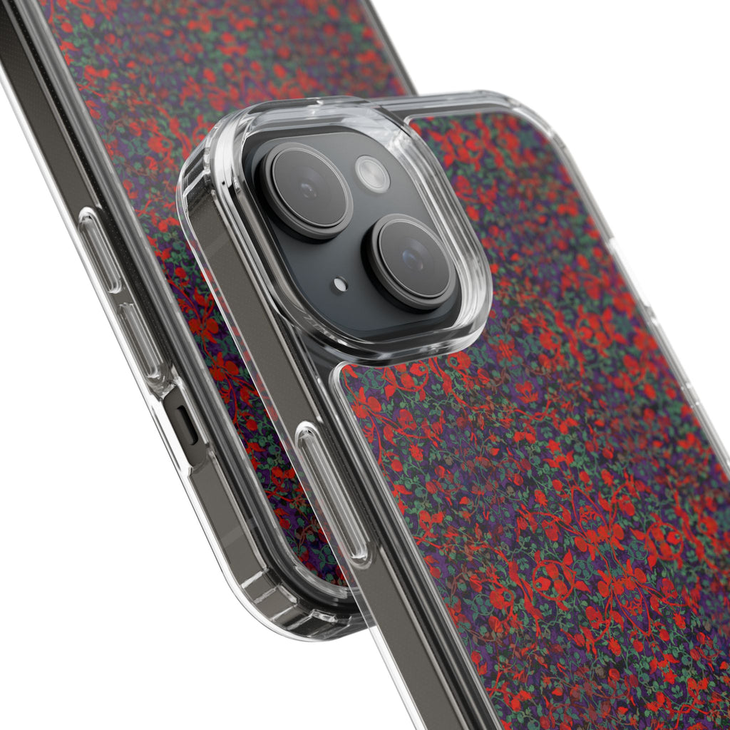iPhone 15 Clear Case – Hidden Weave Series No.25